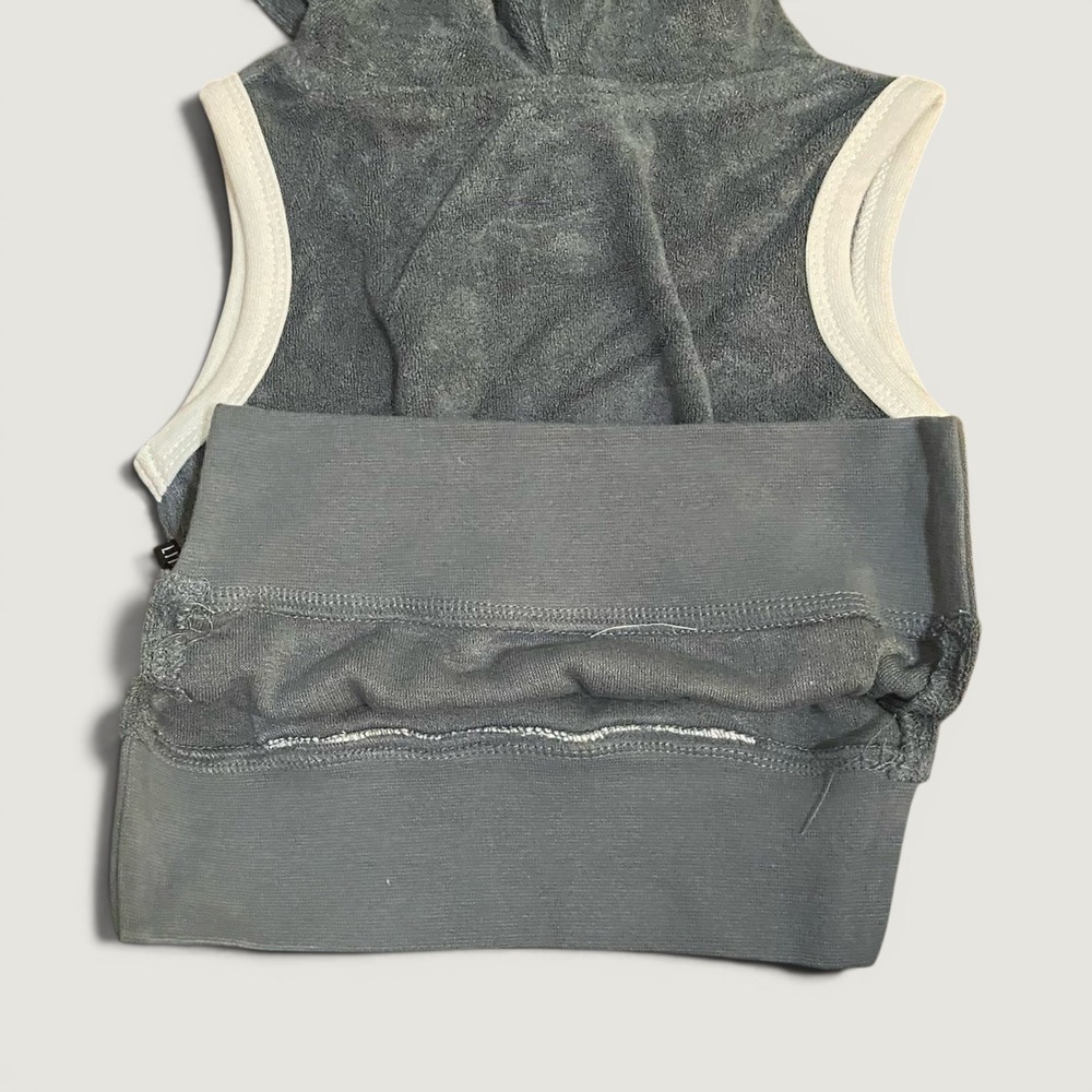 NWT Little Bipsy Collection Boys Terry Cloth Hooded Sleeveless Swim 3-6 Months - Picture 3 of 4